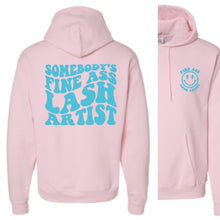 Load image into Gallery viewer, SOMEBODY'S FINE ASS LASH ARTIST- HOODIE