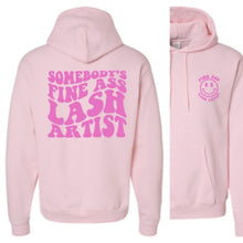 Load image into Gallery viewer, SOMEBODY'S FINE ASS LASH ARTIST- HOODIE