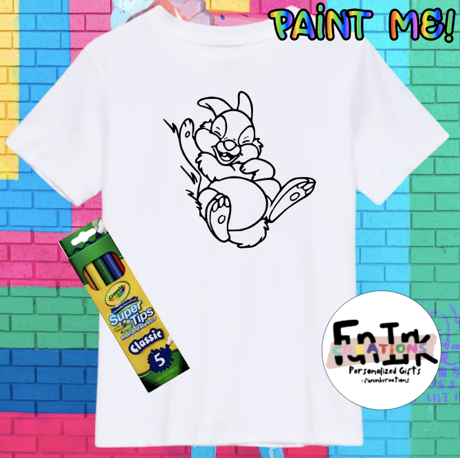 PAINT ME T'SHIRT- Rabbit