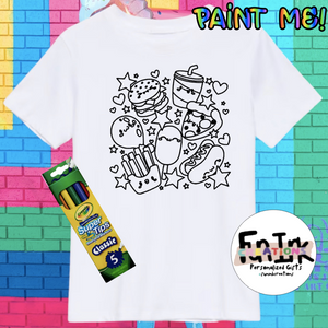 PAINT ME T'SHIRT- FOOD