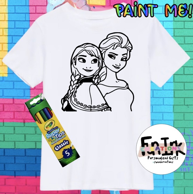 PAINT ME T'SHIRT- FROZEN