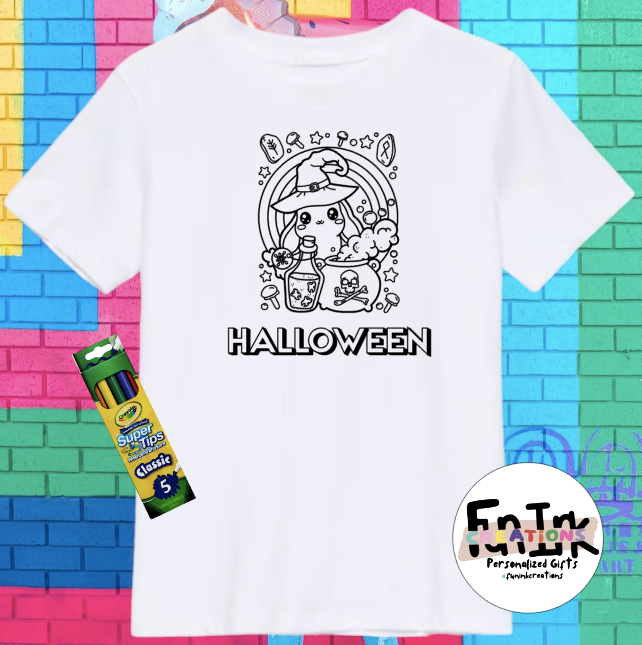 PAINT ME T'SHIRT- KAWAII HALLOWEEN