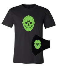 Load image into Gallery viewer, Neon Jason Set &quot; T&#39; Shirt + Face Mask&quot;- Unisex
