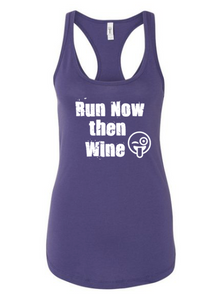 Run Now Then Wine - Tank Top