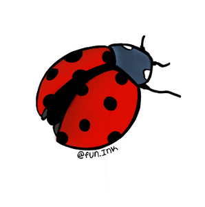 Ladybug Sticker