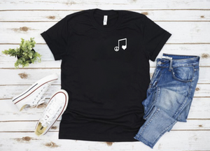 Unisex Music Love T’ Shirt